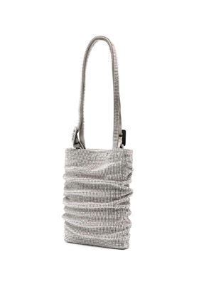 Rhinestone-embellished ruched tote bag BENEDETTA BRUZZICHES | FW23062019